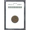 Image 1 : 1914-D 1C XF45 ANACS. A very smooth, chocolate-brown example of this key date cent. Even close exami