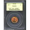 Image 1 : 1917 1C MS66 Red PCGS. The bright orange surfaces are incredibly vibrant, being only mildly discolor