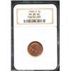 Image 1 : 1920-D 1C MS65 Red NGC. A well detailed Gem with minor softness on the right wheat stalk. Blushes of