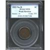 Image 1 : 1922 No D 1C Weak Reverse VF25 PCGS. Chocolate brown in color with even wear and no detracting marks