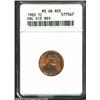 Image 1 : 1983 1C Doubled Die MS66 Red ANACS. FS-36, Breen-2310. A lustrous and well struck Cent. Although bri