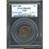 Image 1 : 1909 1C VDB PR64 Brown PCGS. Rich hues of mahogany dominate the obverse while the reverse displays h