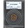 Image 1 : 1911 1C PR66 Red PCGS. The pristine surfaces are intricately detailed with vibrant pinkish-tan cente