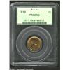 Image 1 : 1913 1C PR66 Red PCGS. The surfaces are bright orange-red and the fields are so lustrous that they s