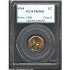 Image 1 : 1914 1C PR65 Red PCGS. Only 1,365 pieces were struck of the 1914 in the matte proof format. Full red