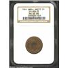 Image 1 : 1864 2C Small Motto MS62 Brown NGC. FS-0.5. Lovely golden-brown patina, with a hint of darker color.