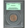 Image 1 : 1865 2C MS65 Red PCGS. KF-P10-RPD. Plain 5. The 865 in the date is repunched, most noticeably within