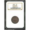1867 2C MS66 Red and Brown NGC. The obverse is dominated by bright gold color with a few wisps of li