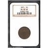 1871 2C MS65 Brown NGC. Very well struck in all areas, with traces of mellowed brick-red color in th