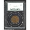1871 2C MS64 Red and Brown PCGS. Sharply struck and well preserved, there is orange and violet iride