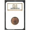 1872 2C PR64 Red NGC. Exceptional depth of mirrors with a pleasing, coppery-red color which has very