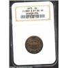 Image 1 : 1873 2C Closed 3 PR66 Red and Brown NGC. The end of the Civil War and the emergence of the United St