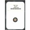 Image 1 : 1867 3CS MS65 NGC. A blatantly original Gem with razor sharp definition on the central devices and d