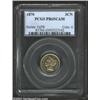 Image 1 : 1870 3CN PR65 Cameo PCGS. Warmly patinated, this golden-gray example is every bit the Gem. There are