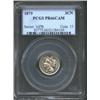 Image 1 : 1879 3CN PR66 Cameo PCGS. Beauty and scarcity are the hallmarks of this particular specimen. The sur