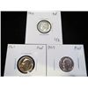 Roosevelt Silver Dimes "All Proofs" 1962, 1963 & 1964