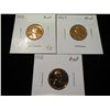 Lincoln Pennies "Proofs": 1956, 1957 & 1958