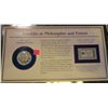Image 1 : 1961 Franklin Half Dollar - Proof with 4 Cent Franklin Credo Stamp