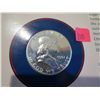 Image 3 : 1961 Franklin Half Dollar - Proof with 4 Cent Franklin Credo Stamp