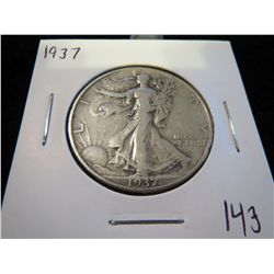 1937 Walking Liberty Half Dollar