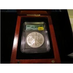 2007 American Silver Eagle ICG ms70 with Very Nice Presentation Box