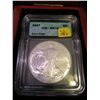 Image 2 : 2007 American Silver Eagle ICG ms70 with Very Nice Presentation Box