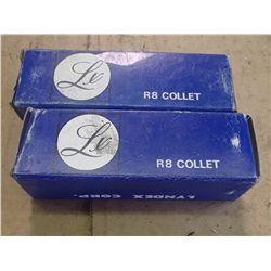 Lot of (2) *NEW* R8 Collets, 1/4  & 1/2 