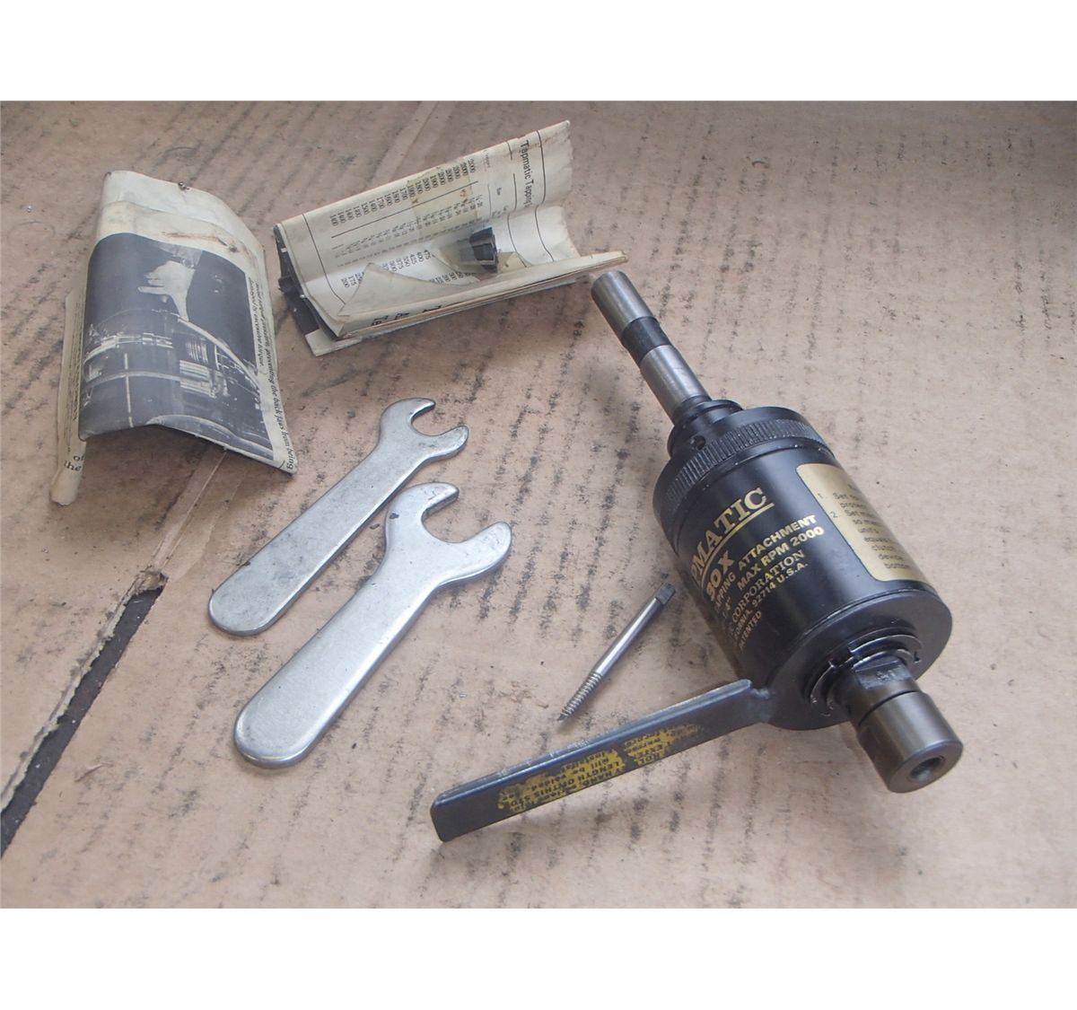 Tapmatic 30X Reversible Tapping Attachment, 01/4"