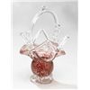 Image 1 : Ruby Crown Glass Basket