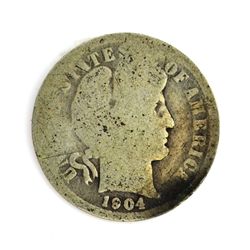 1904 Barber Head One Dime Coin
