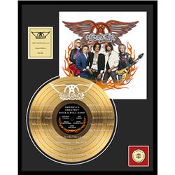AEROSMITH ''America's Greatest Rock & Roll Band'' Gold LP