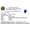 Image 2 : APP: 1.2k Designer Sebastian 9.60CT Cabochon Tanzanite and Sterling Silver Ring