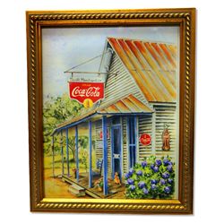 Museum Framed Coca-Cola Advertising  8.75x10.75