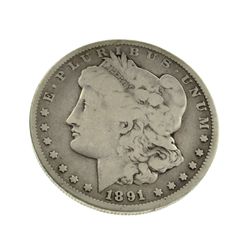 1891-CC Morgan Dollar Coin