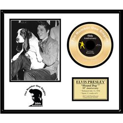 ELVIS PRESLEY ''Hound Dog '' Gold Record-50th Anniversary