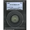1880 5C PR66 Cameo PCGS. The highly pleasing blue-grey surfaces are free of marks and the well-struc