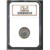 1881 5C PR67 NGC. Delicately toned in fragile pastel hues of lilac, gold, and baby blue. Fully struc