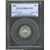 1882 5C PR66 Cameo PCGS. Forcefully struck with ample luster and reflectivity on untoned surfaces. S