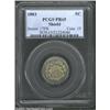 Image 1 : 1883 5C PR65 PCGS. This beautiful proof issue boasts lightly frosted devices and spot-free surfaces.