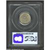 Image 2 : 1874 5C MS65 PCGS. Uniform steel-grey surfaces shimmer with satiny luster, while multiple obverse di