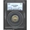 Image 1 : 1883 5C MS66 PCGS. Wispy golden-brown patina. A razor-sharp Gem with flashy luster that is essential