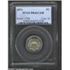 Image 1 : 1874 5C PR66 Cameo PCGS. In an absolute sense, the 1874 is not a particularly rare date in the proof