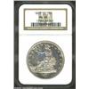 Image 1 : 1877-CC T$1 MS62 NGC. CC-mint Trade Dollar production remained low through 1877--just 534,000 pieces