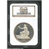 Image 1 : 1876 T$1 PR65 Cameo NGC. Type I Obverse / Type II Reverse. The Mint produced 1,150 proof Trade Dolla