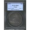 Image 1 : 1879 T$1 PR65 PCGS. This Gem quality survivor is deeply toned in charcoal-gray shades with blushes o