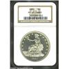 Image 1 : 1880 T$1 PR65 Cameo NGC. Golden tinged, the obverse is equally as blemish-free as the silver-white r