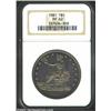 Image 1 : 1881 T$1 PR62 NGC. A needle-sharp representative of this popular proof-only issue. Wispy handling ma