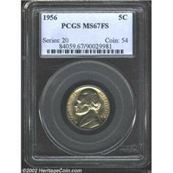 1956 5C MS67 Full Steps PCGS. According to Bernard Nagengast, "the 1956 is an enigma, as it is usual