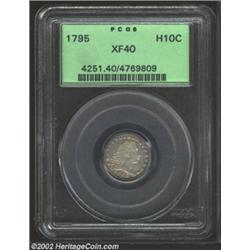 1795 H10C XF40 PCGS. LM-10, V-4, R.3. This more common variety is readily available in all grades, i