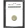 Image 1 : 1864-S H10C AU58 ANACS. A scarce, low mintage Half Dime that is seldom found in high grades. This pi